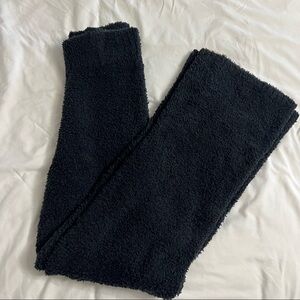 SKIMS fuzzy knit wide leg pants S/M